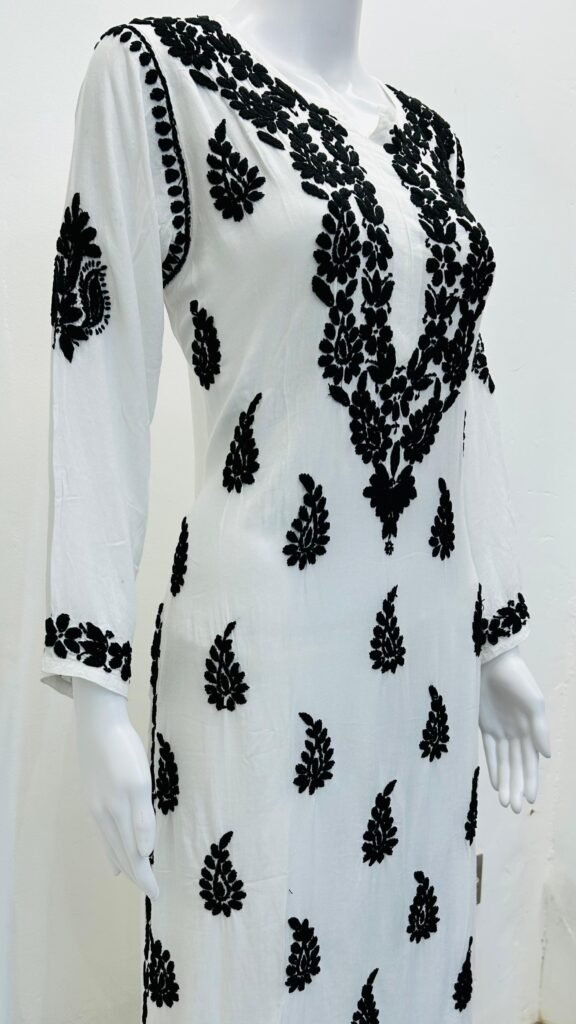 women chikankari kurti palazzo set ethnic wear salwar kameez