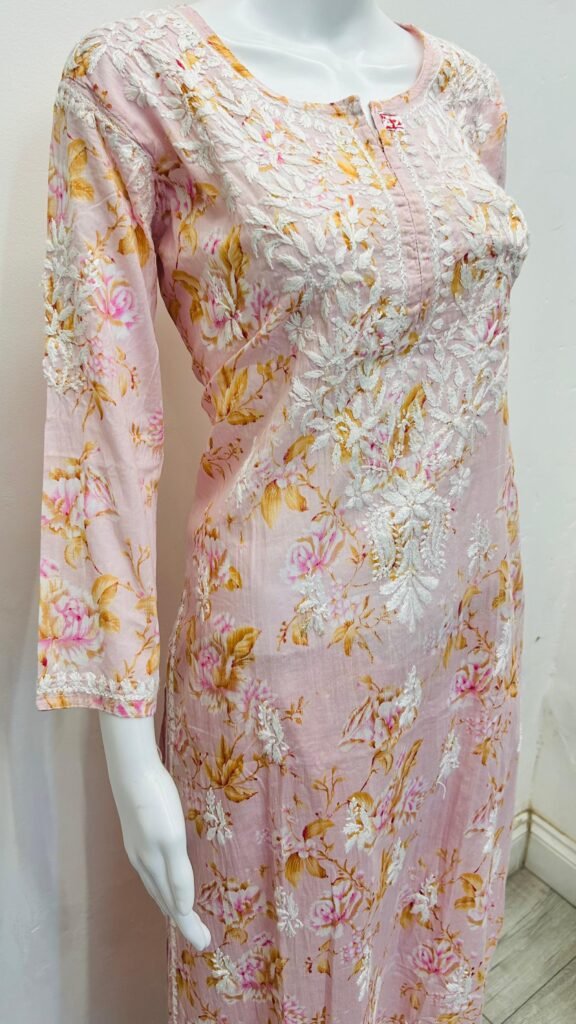 women chikankari kurti palazzo set ethnic wear salwar kameez
