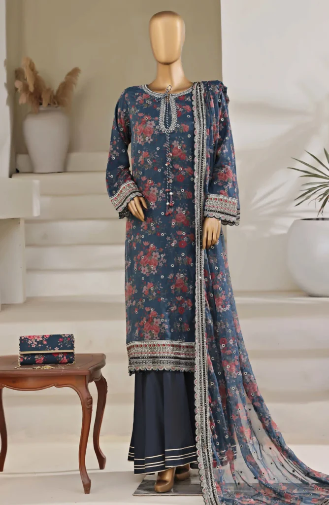cira by sadabahar |black embroidered chiffon 3 piece suit