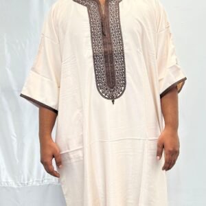 navy blue moroccon thobe