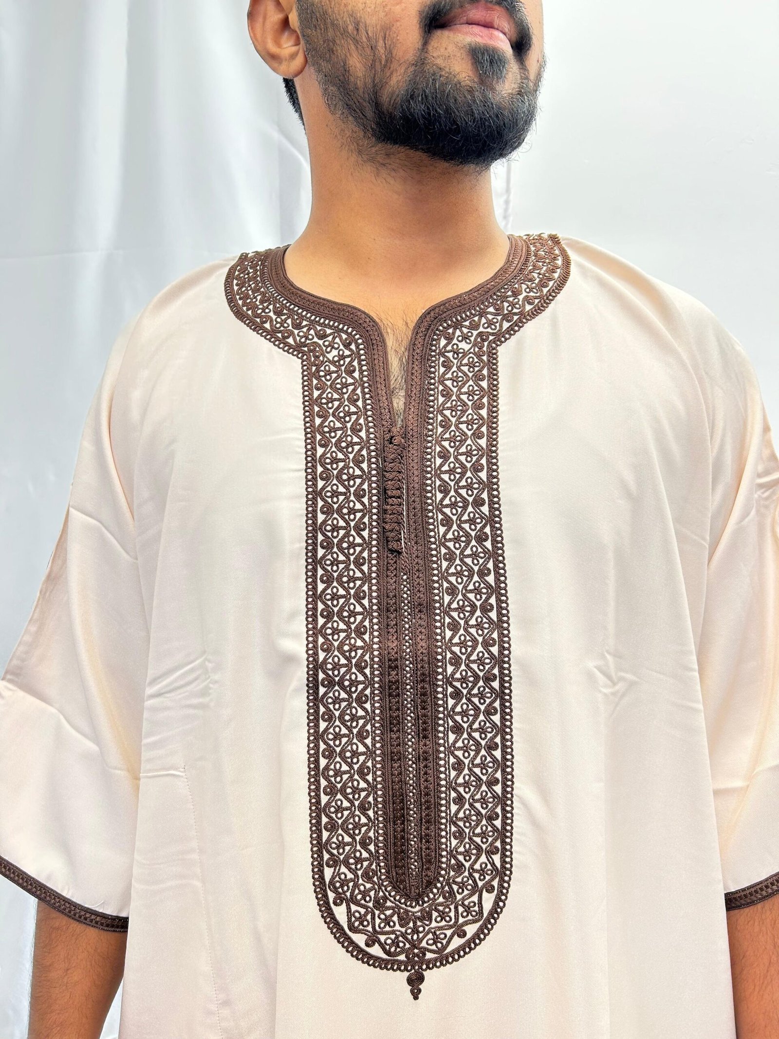 navy blue moroccon thobe