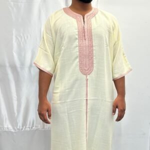 off white moroccon thobe