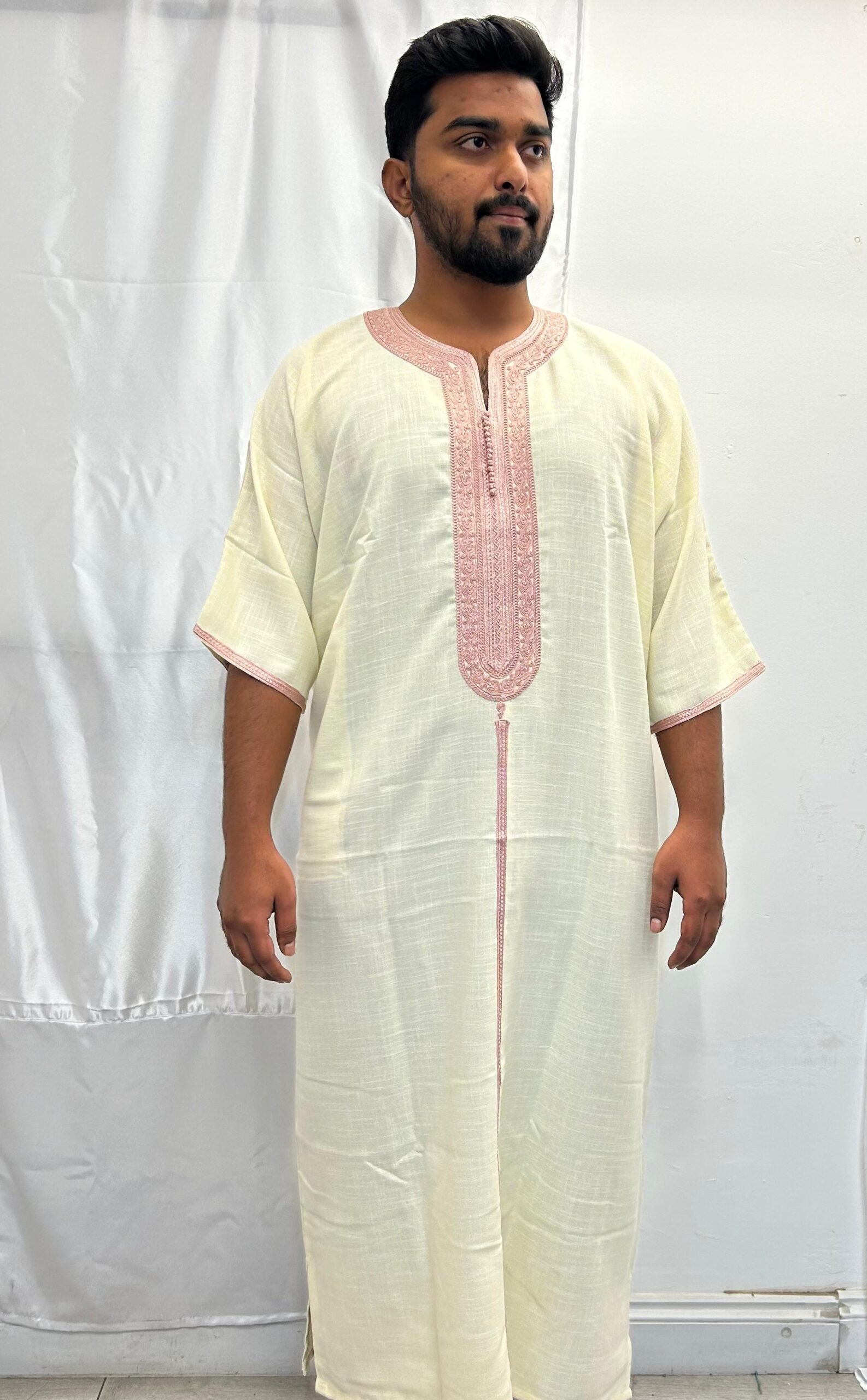 off white moroccon thobe