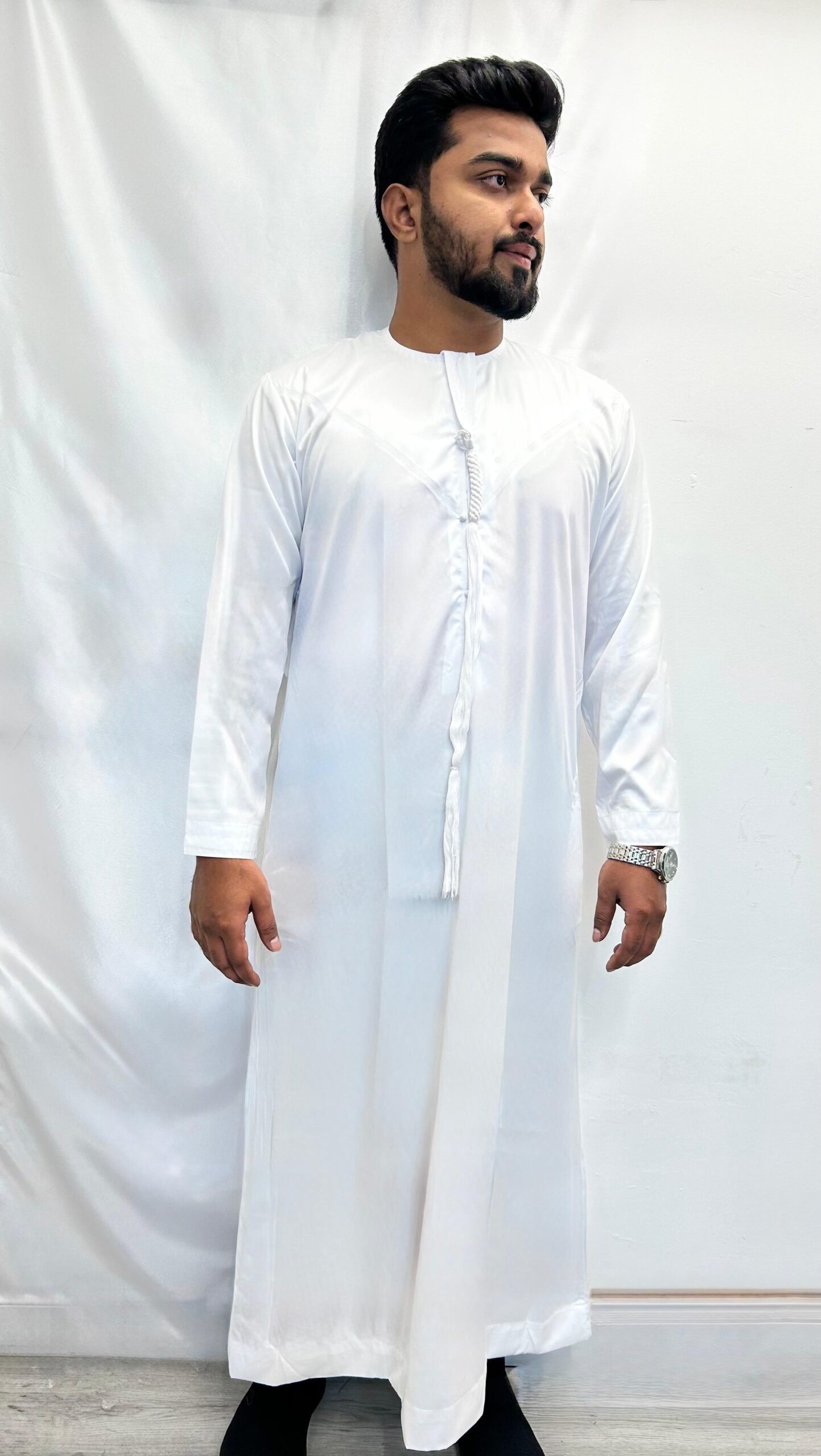 pastel aqua blue emirati thobe (copy)