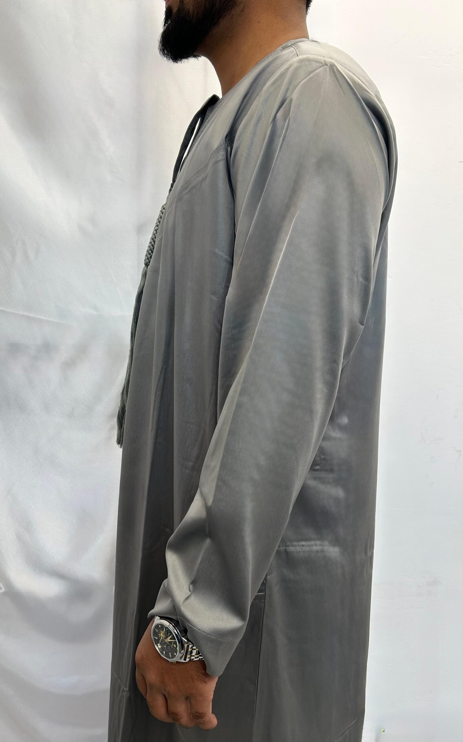 pastel aqua blue emirati thobe