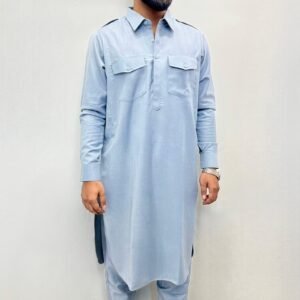 olive brown men's pathani kurta shalwar (copy)