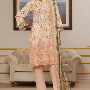 RIWAYAT PREMIUM EMBROIDERED LAWN WITH CHIFFON EMBROIDERED DUPATTA