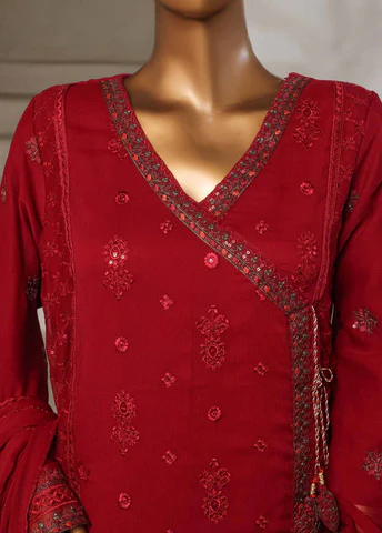 BIN SAEED Luxury 3 Piece CHIFFON & Organze  Stitched Suit - Image 3