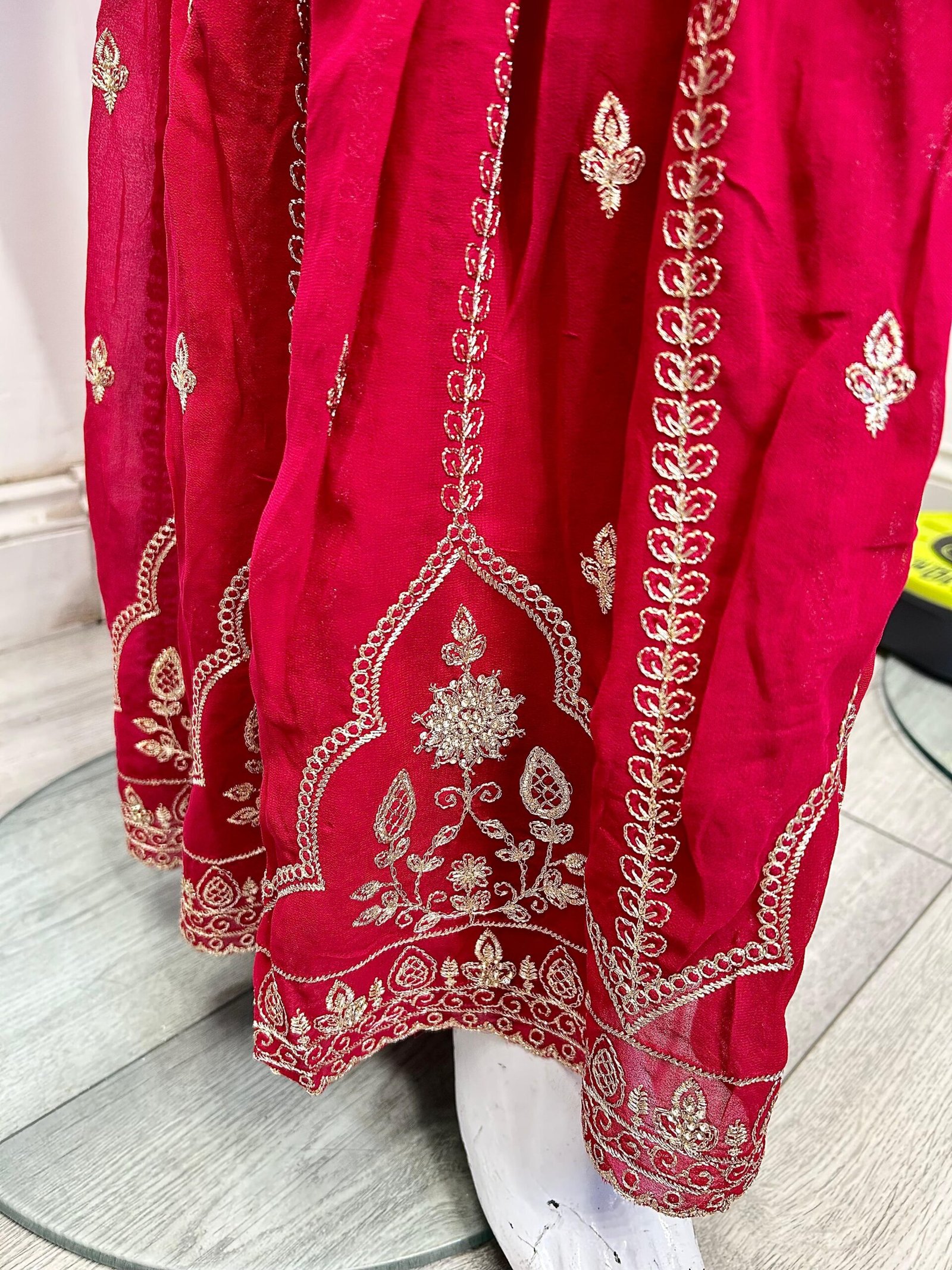 Luxuries Embroidered Gharara Suit - Image 5