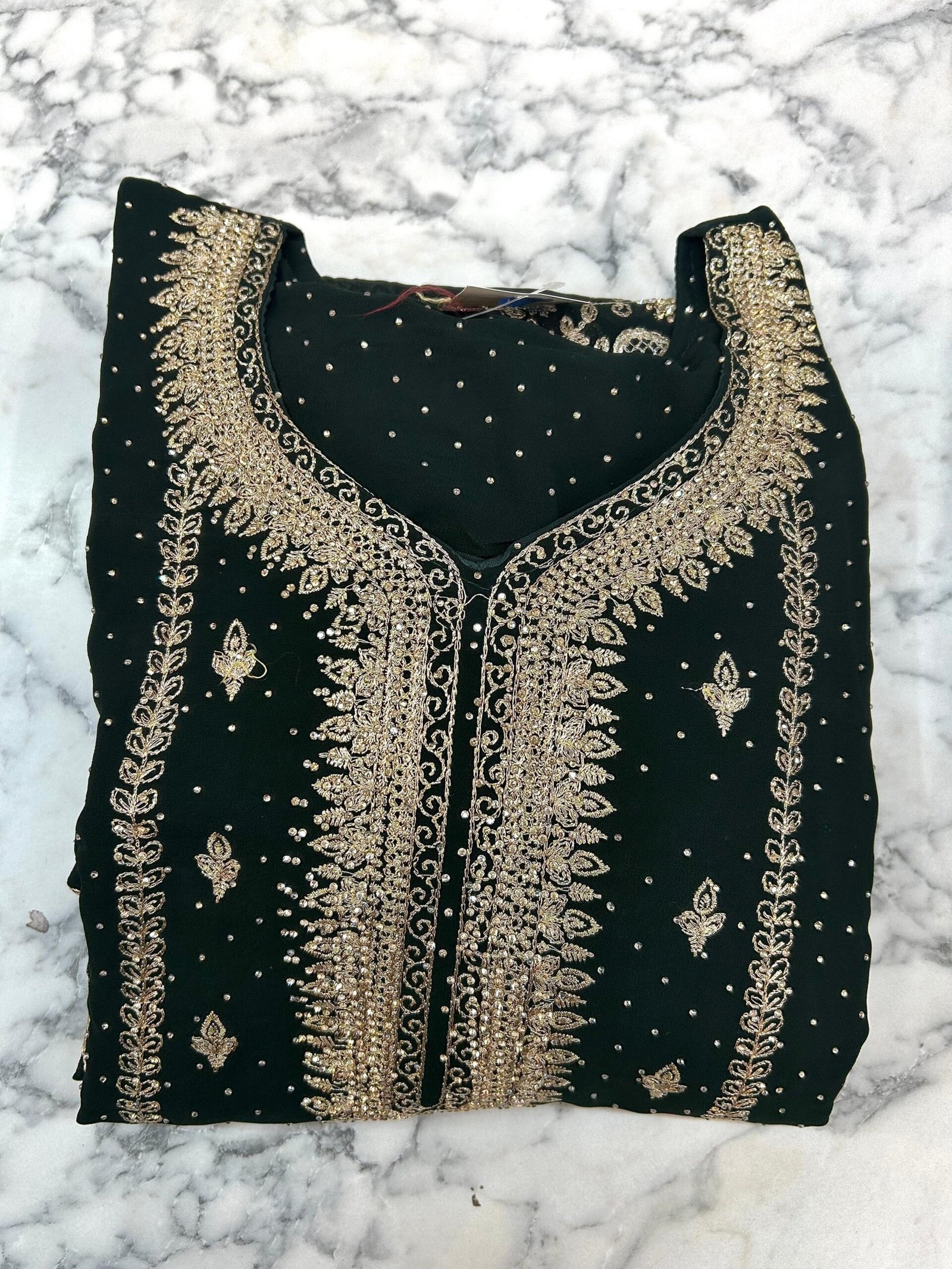 Luxuries Embroidered Gharara Suit - Image 7