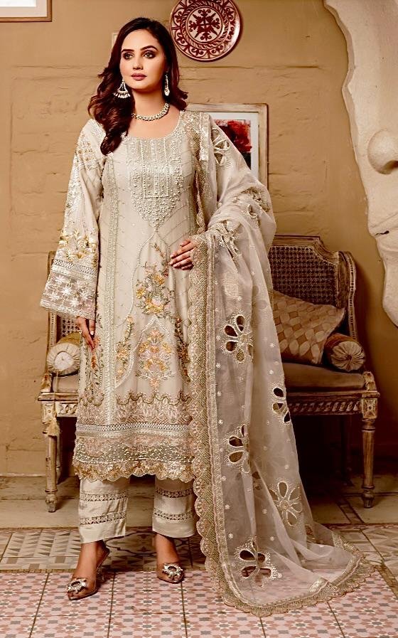 Premium Munira Chiffon Suit
