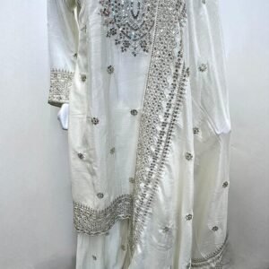 OFF-WHITE Luxe Embroidered Three-Piece Suit