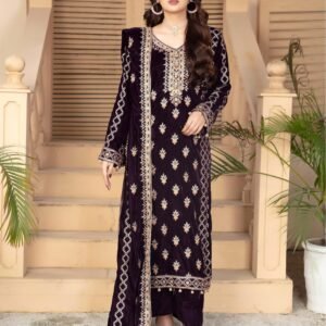 ANDAAZ E KHAS Plum Purple Suit