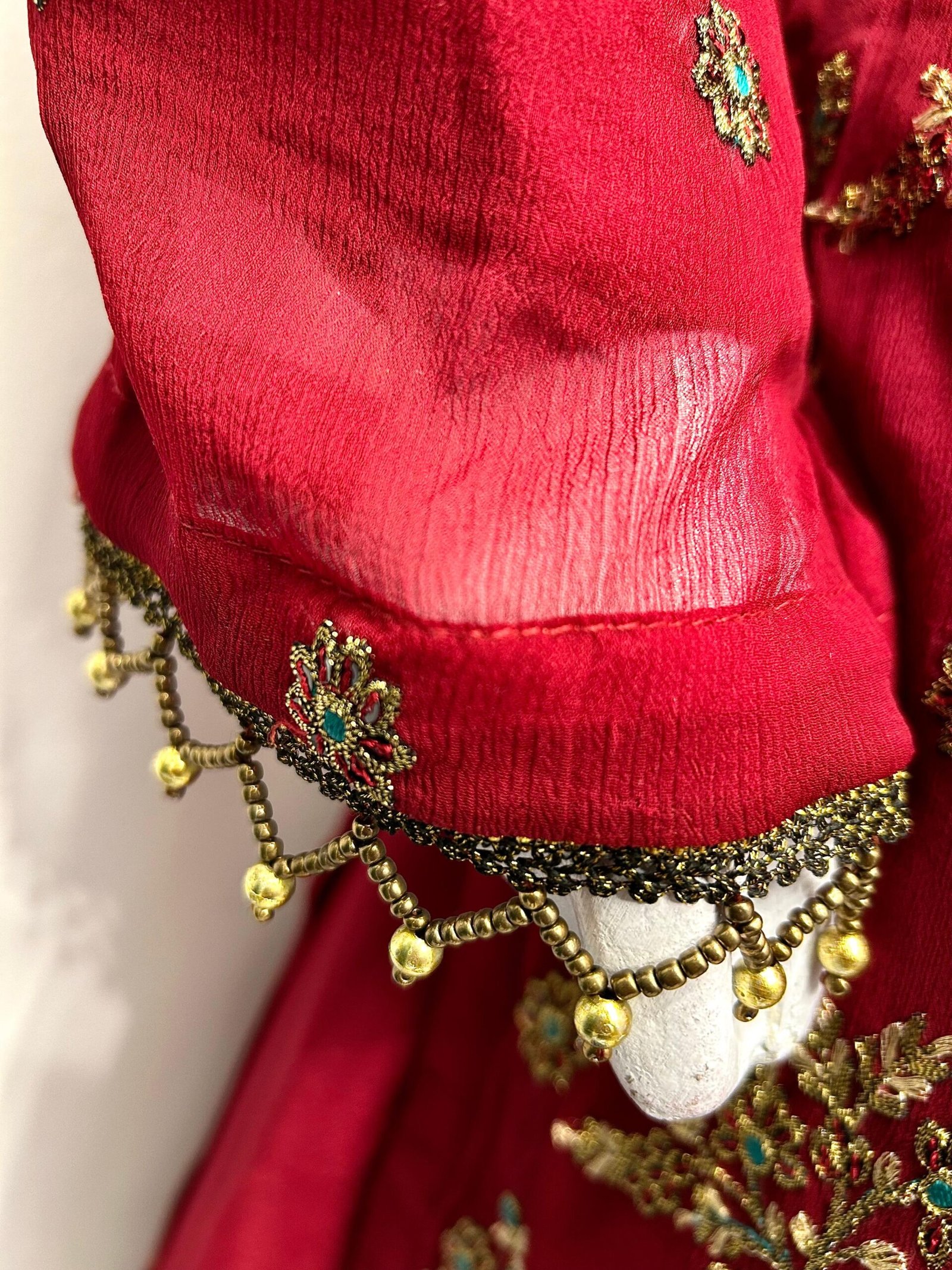 Polyester chiffon 3-Piece Sharara Set - Image 3