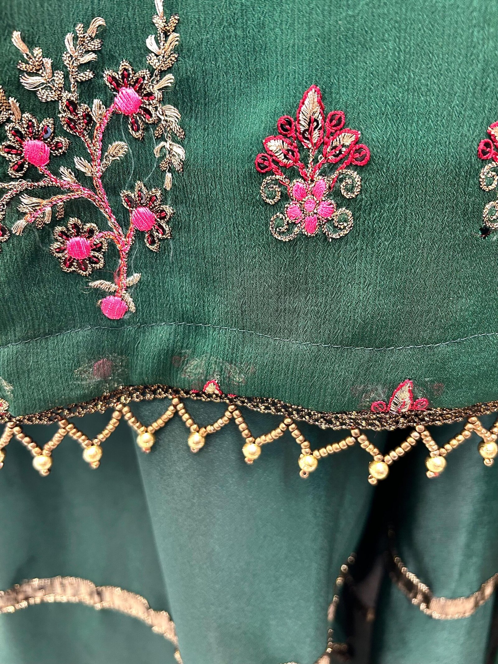 Polyester chiffon 3-Piece Sharara Set - Image 4