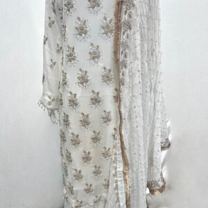 Polyester chiffon 3-Piece Sharara Set