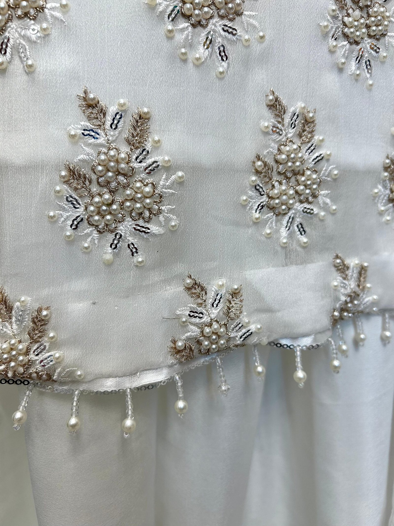 Polyester chiffon 3-Piece Sharara Set - Image 4